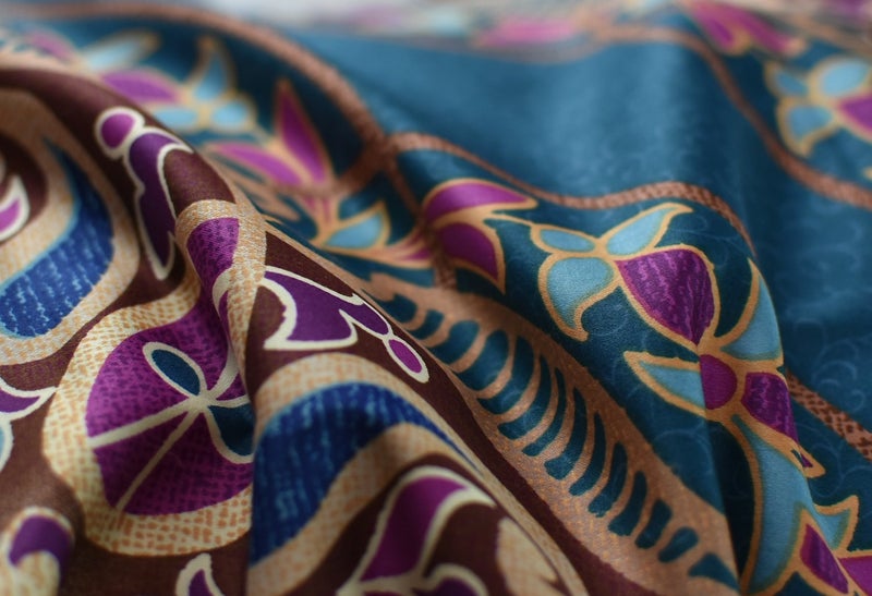 Eikei Damask Medallion Duvet Cover, Luxury Paisley Print Bedding Set, 400 Thread Count Egyptian Cotton (Teal, King) - Image 5